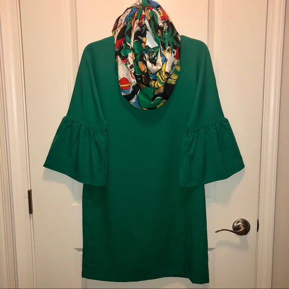 NWT. Banana republic green dress - Picture 4 of 8